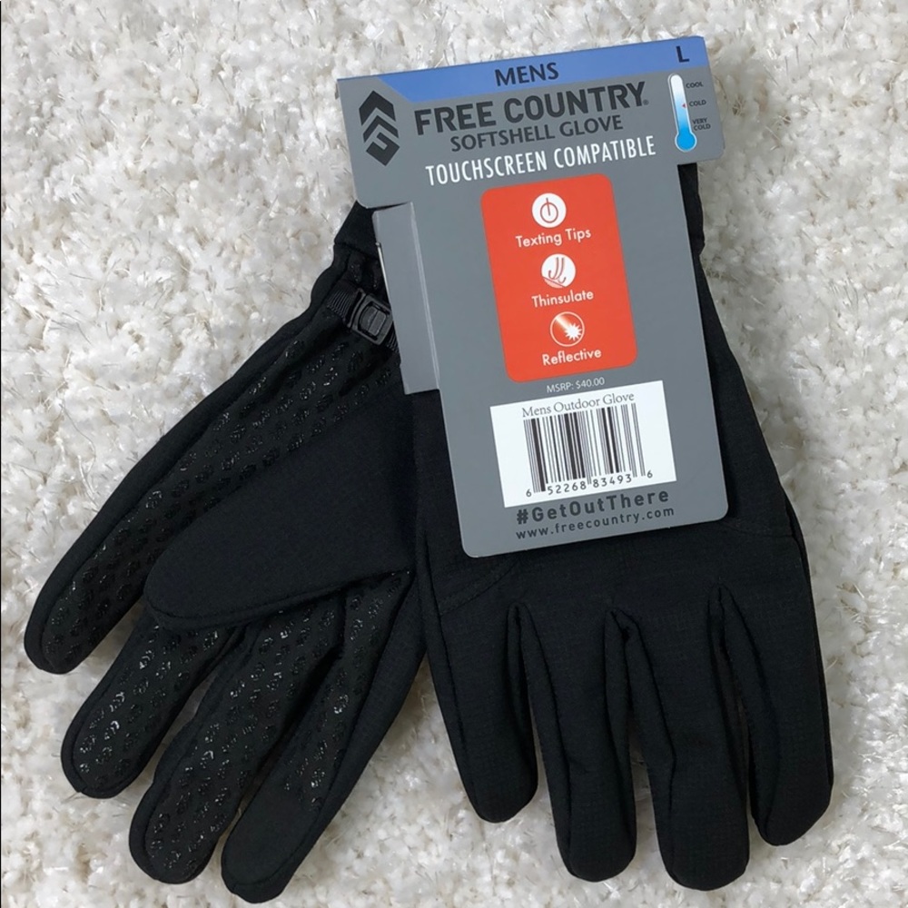 Free Country softshell glove. NWT